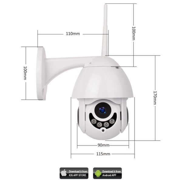 Wifi Безбедносна HD камера IP66