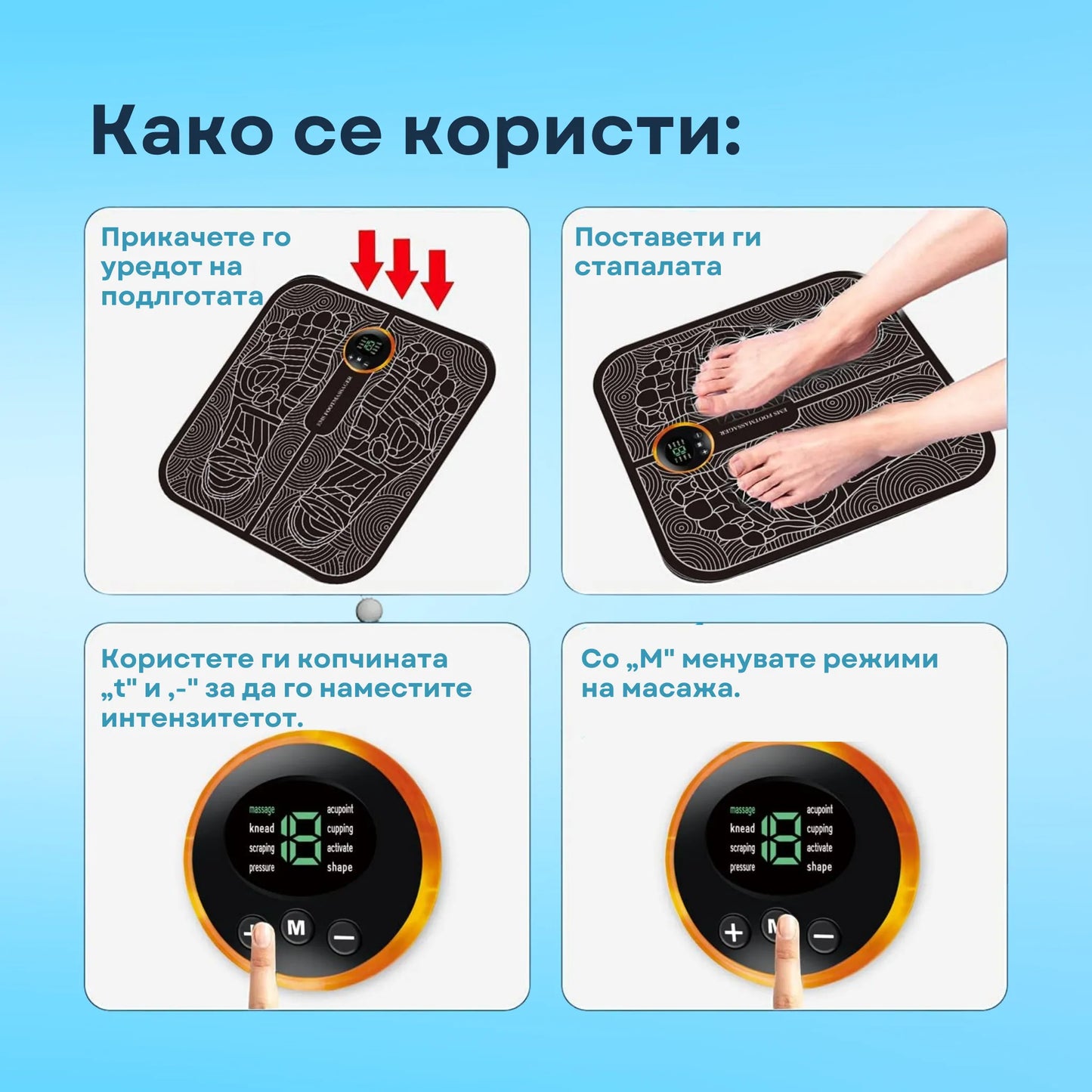NeuroPulse™ – електростимулатор за мускулна релаксација и болка