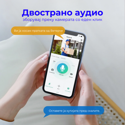 Wifi Безбедносна HD камера IP66
