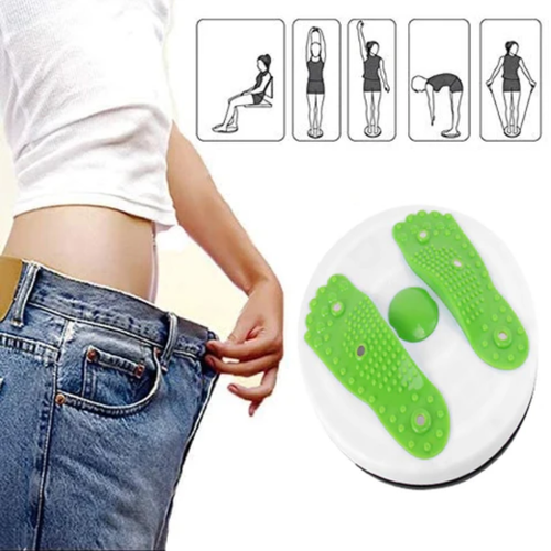 Balance board for exercise and waist rotation massage