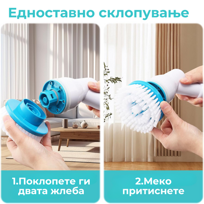 Електрична Ротирачка Четка за Чистење