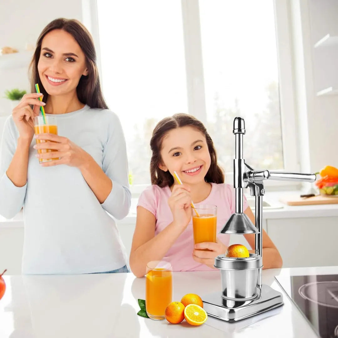 Професионален рачен соковник со лост и цедалка