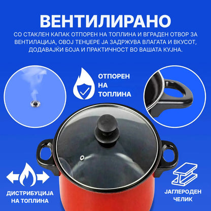 3 во 1 Уред за динстање, варење и пржење