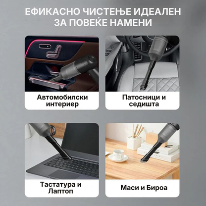 3-во-1 мини безжична правосмукалка