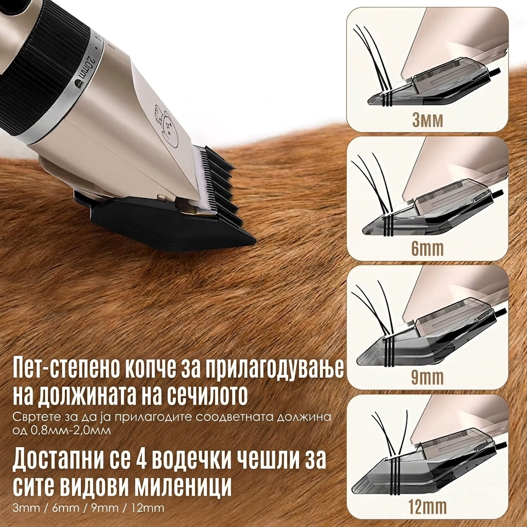 Pawcare Pro - безжична машинка за миленичиња